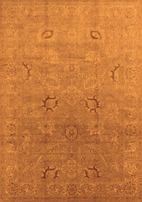 Oriental Orange Industrial Rug, urb3202org