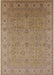 Mid-Century Modern Light Brown Oriental Rug, urb3203