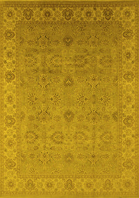 Oriental Yellow Industrial Rug, urb3203yw