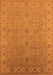 Machine Washable Oriental Orange Industrial Area Rugs, wshurb3203org