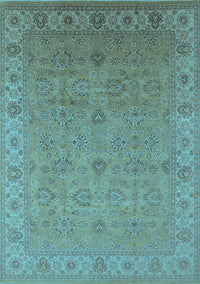 Oriental Light Blue Industrial Rug, urb3203lblu