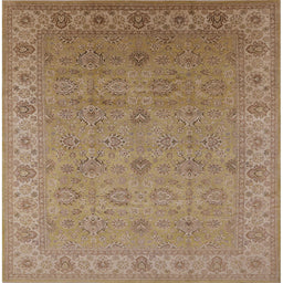 Square Machine Washable Industrial Modern Light Brown Rug, wshurb3203