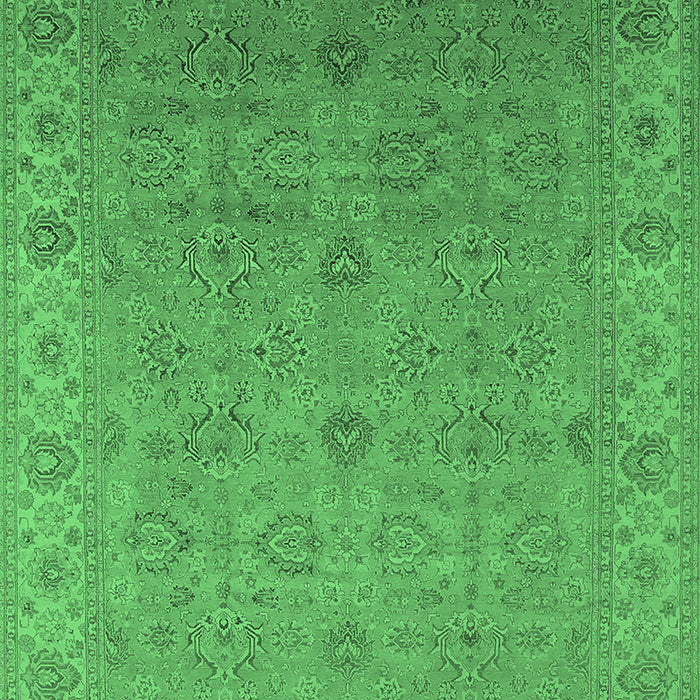 Oriental Emerald Green Industrial Rug, urb3203emgrn