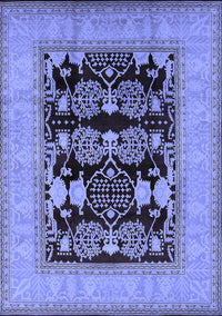 Oriental Blue Industrial Rug, urb3204blu