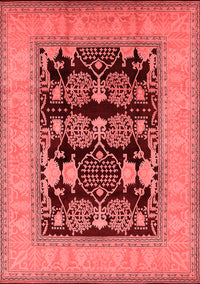 Oriental Red Industrial Rug, urb3204red