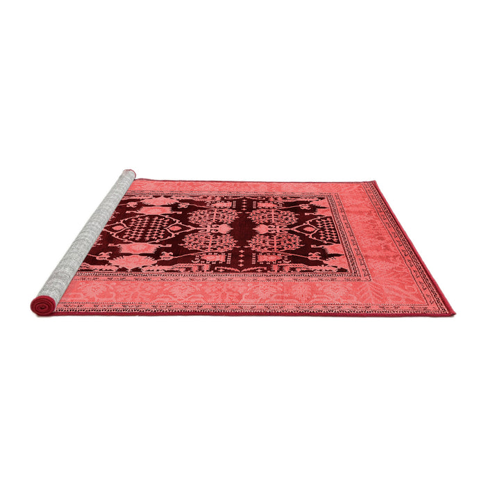 Industrial Red Washable Rugs
