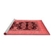 Industrial Red Washable Rugs