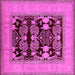 Square Oriental Pink Industrial Rug, urb3204pnk