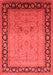 Oriental Red Industrial Area Rugs