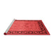 Industrial Red Washable Rugs