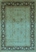 Oriental Light Blue Industrial Rug, urb3205lblu