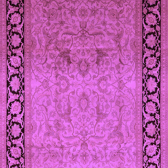 Machine Washable Oriental Purple Industrial Area Rugs, wshurb3205pur