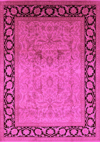 Oriental Pink Industrial Rug, urb3205pnk