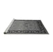 Sideview of Machine Washable Oriental Gray Industrial Rug, wshurb3205gry