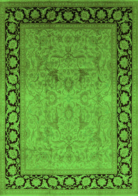 Oriental Green Industrial Rug, urb3205grn