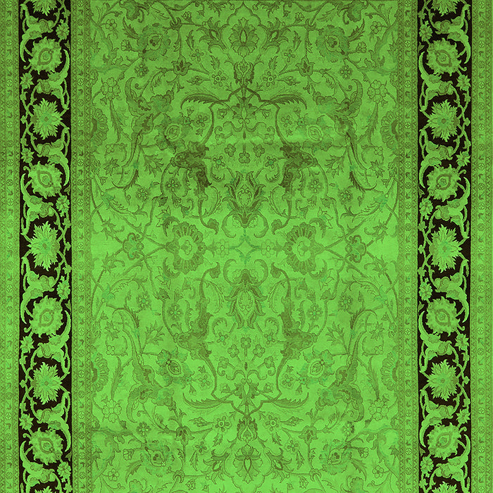 Oriental Green Industrial Rug, urb3205grn