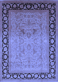 Oriental Blue Industrial Rug, urb3205blu