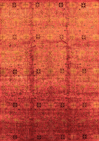 Oriental Orange Industrial Rug, urb3206org