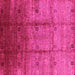 Square Oriental Pink Industrial Rug, urb3206pnk