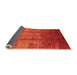 Sideview of Oriental Orange Industrial Rug, urb3206org