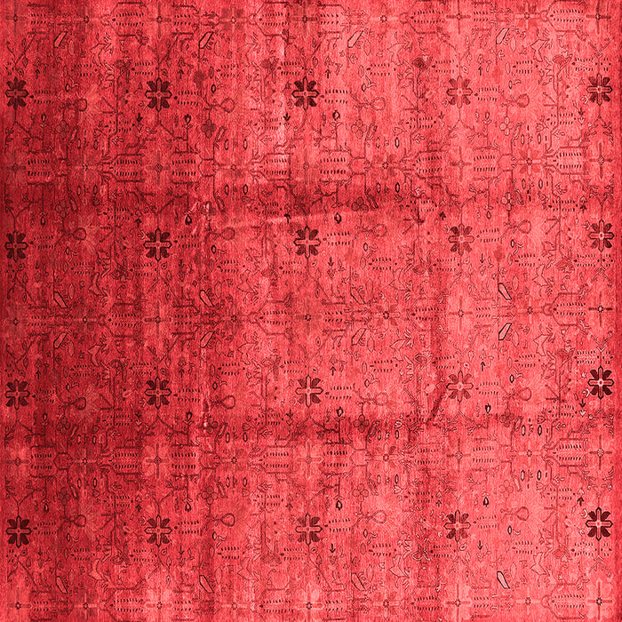 Machine Washable Oriental Red Industrial Rug, wshurb3206red