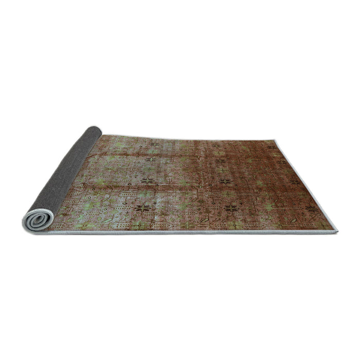 Sideview of Oriental Light Blue Industrial Rug, urb3206lblu