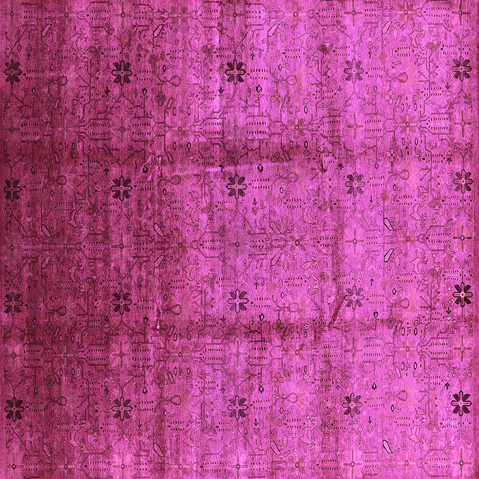 Square Oriental Purple Industrial Rug, urb3206pur