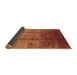 Sideview of Oriental Brown Industrial Rug, urb3206brn