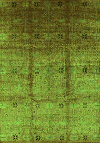 Oriental Green Industrial Rug, urb3206grn