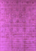 Machine Washable Oriental Purple Industrial Area Rugs, wshurb3207pur