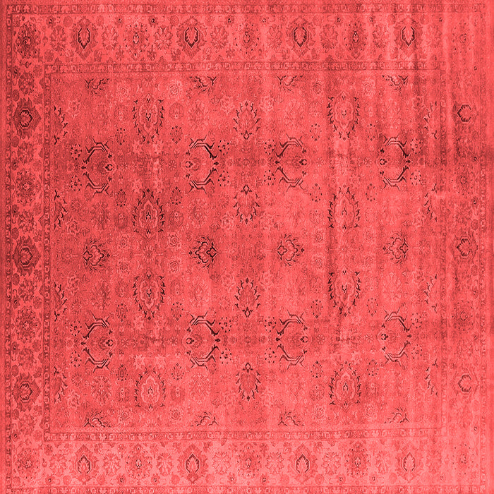 Machine Washable Oriental Red Industrial Rug, wshurb3207red