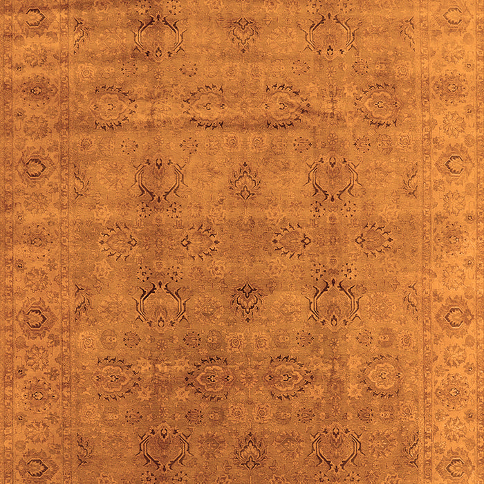 Machine Washable Oriental Orange Industrial Area Rugs, wshurb3207org