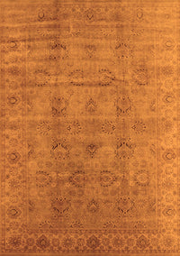 Oriental Orange Industrial Rug, urb3207org