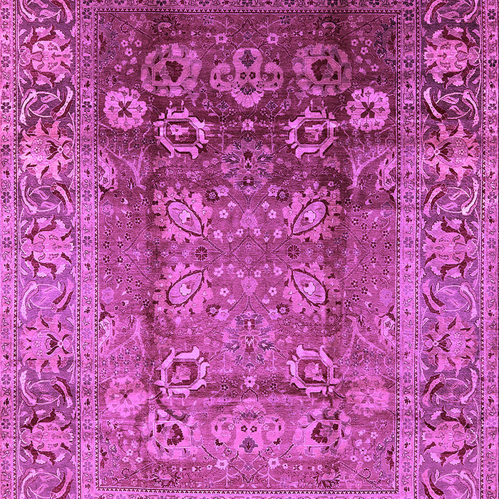 Machine Washable Oriental Purple Industrial Area Rugs, wshurb3208pur