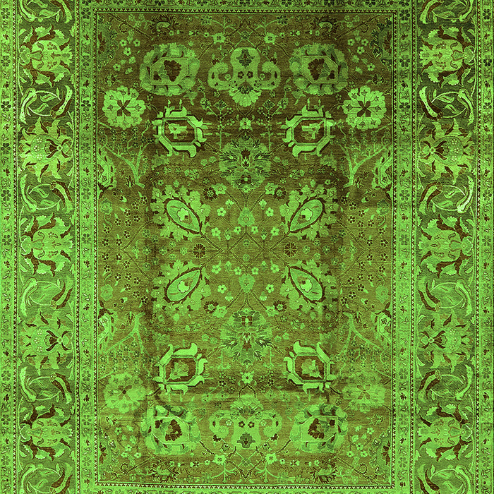 Oriental Green Industrial Rug, urb3208grn
