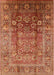 Mid-Century Modern Red Oriental Rug, urb3208