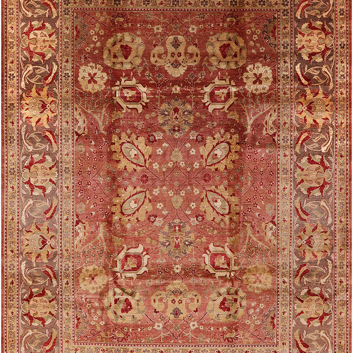 Mid-Century Modern Red Oriental Rug, urb3208