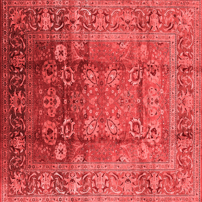 Machine Washable Oriental Red Industrial Rug, wshurb3208red