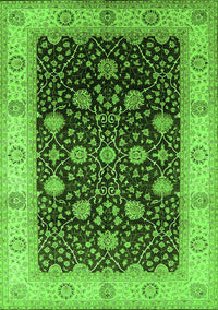 Oriental Green Industrial Rug, urb3209grn