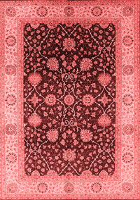 Oriental Red Industrial Rug, urb3209red