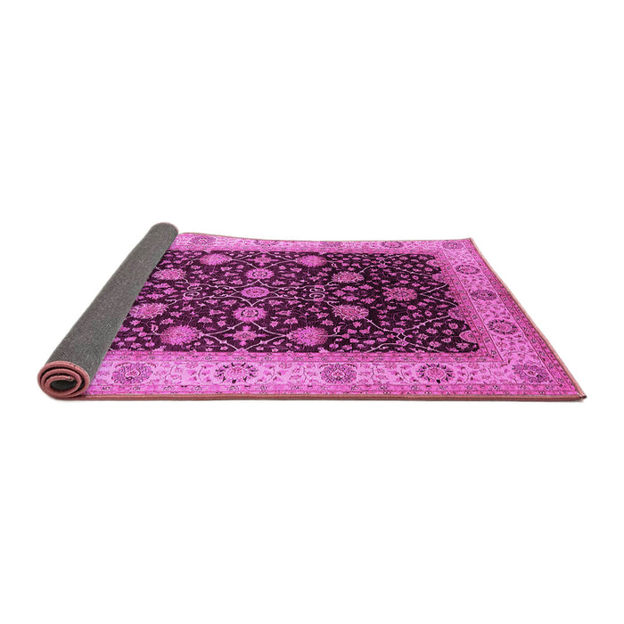 Sideview of Oriental Pink Industrial Rug, urb3209pnk