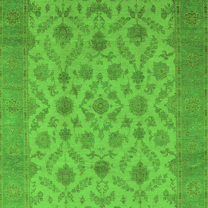 Oriental Green Industrial Rug, urb3210grn