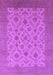 Machine Washable Oriental Purple Industrial Area Rugs, wshurb3210pur