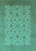 Oriental Turquoise Industrial Rug, urb3210turq