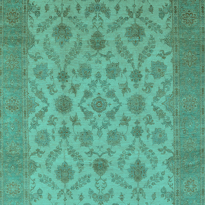 Oriental Turquoise Industrial Rug, urb3210turq