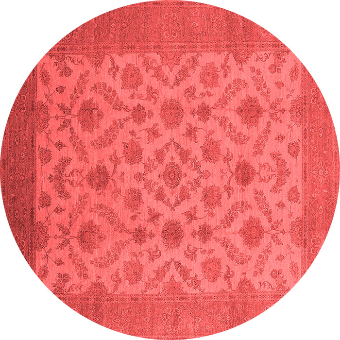 Machine Washable Oriental Red Industrial Rug, wshurb3210red