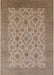 Mid-Century Modern Camel Brown Oriental Rug, urb3210