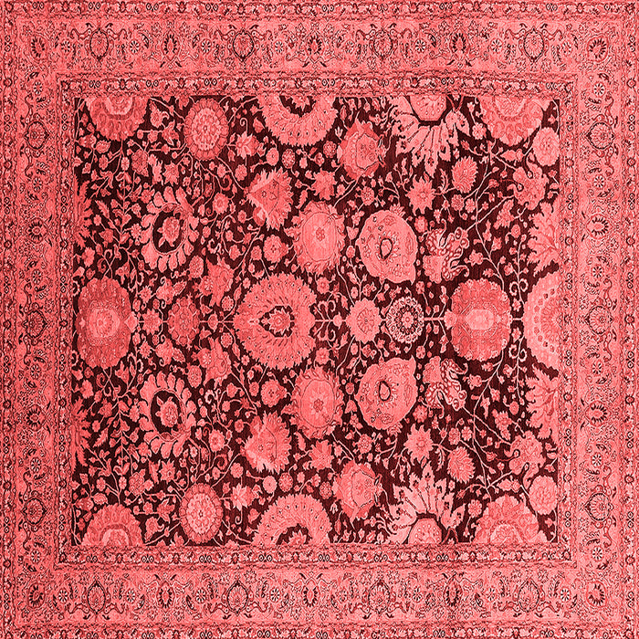 Oriental Red Industrial Rug, urb3211red