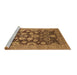 Sideview of Machine Washable Oriental Brown Industrial Rug, wshurb3211brn