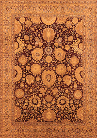 Oriental Orange Industrial Rug, urb3211org